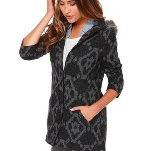 Jack by BB Dakota Rupert Faux Fur Trim Jacket (M)
